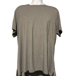 Nike Yoga Mens DriFit Gray Short Sleeve Tee XL